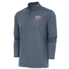 NBA Oklahoma City Thunder Antigua Hunk Quarter-Zip Pullover Top