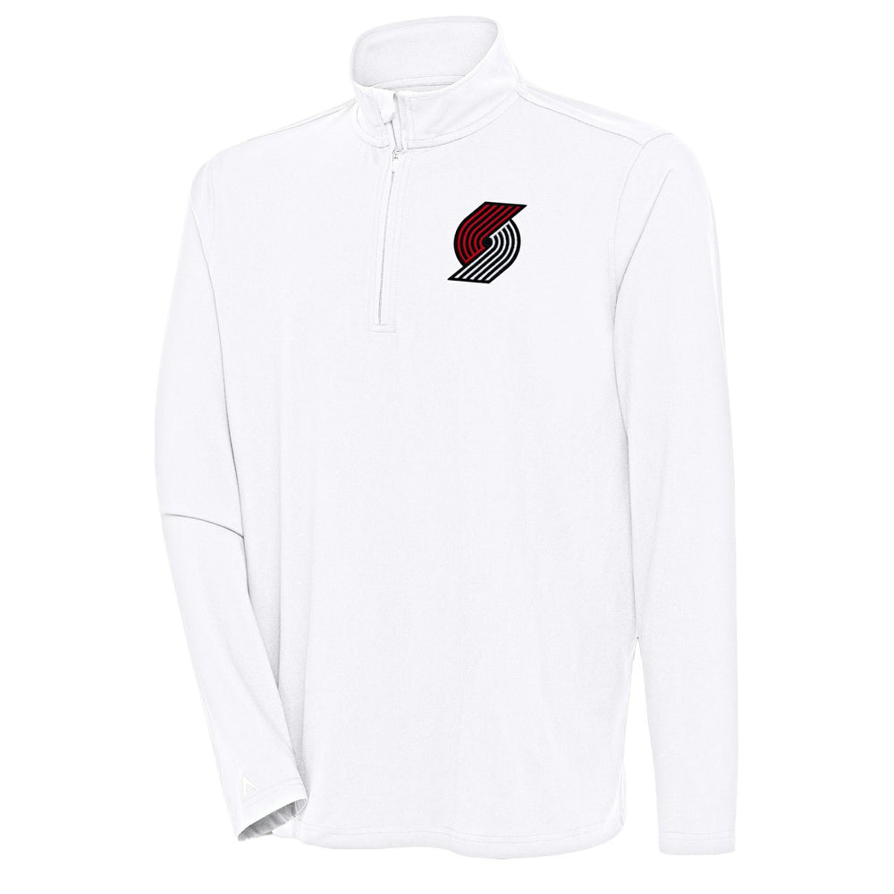 NBA Portland Trail Blazers Antigua Hunk Quarter-Zip Pullover Top