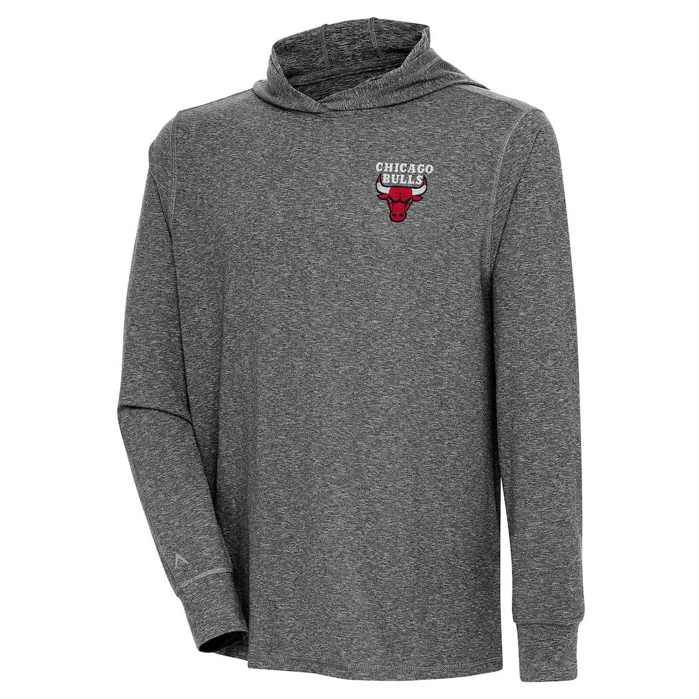 NBA Chicago Bulls Antigua Saga Long Sleeve Hoodie T-Shirt