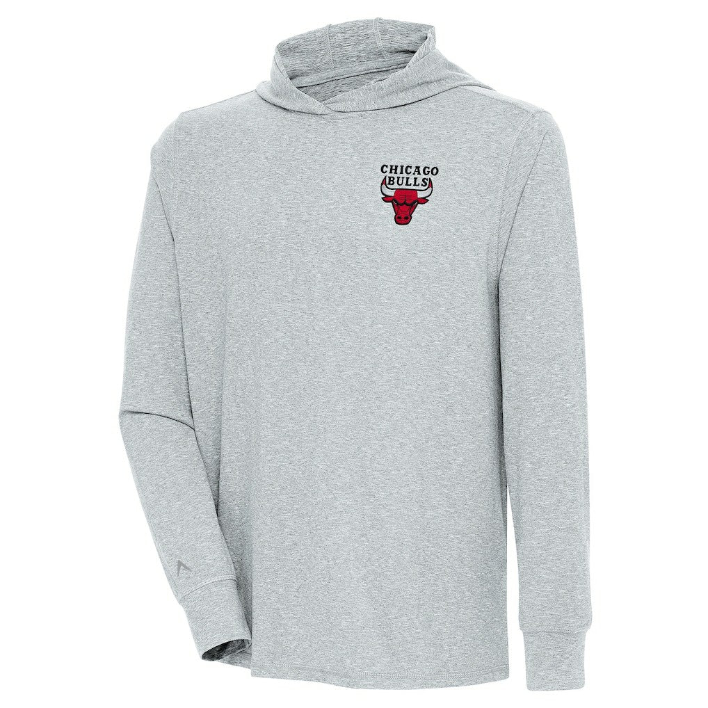 NBA Chicago Bulls Antigua Saga Long Sleeve Hoodie T-Shirt
