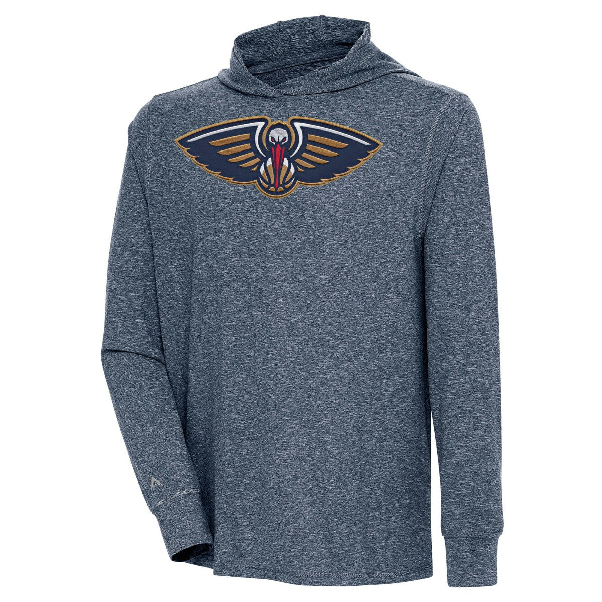 NBA New Orleans Pelicans Antigua Saga Long Sleeve Hoodie T-Shirt