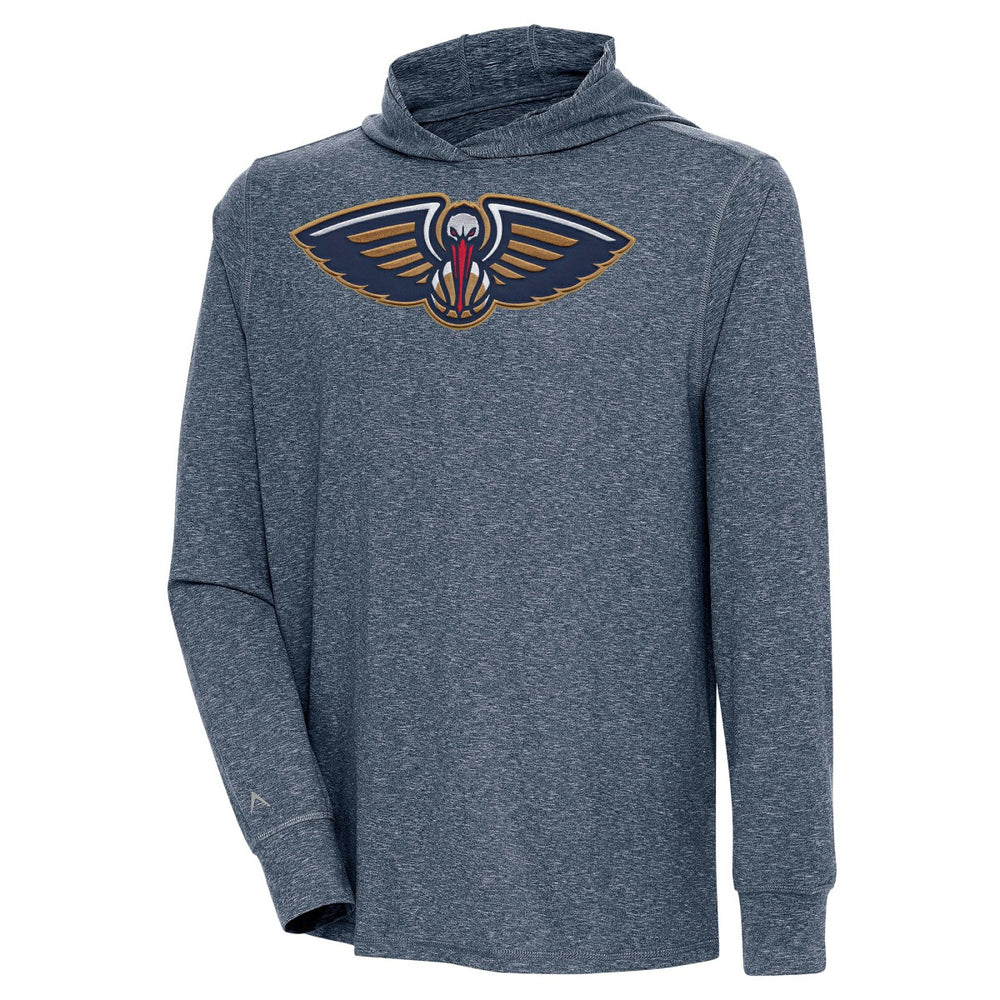 NBA New Orleans Pelicans Antigua Saga Long Sleeve Hoodie T-Shirt