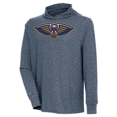 NBA New Orleans Pelicans Antigua Saga Long Sleeve Hoodie T-Shirt