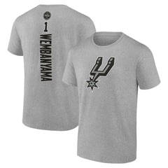 NBA Victor Wembanyama San Antonio Spurs Playmaker Name & Number T-Shirt