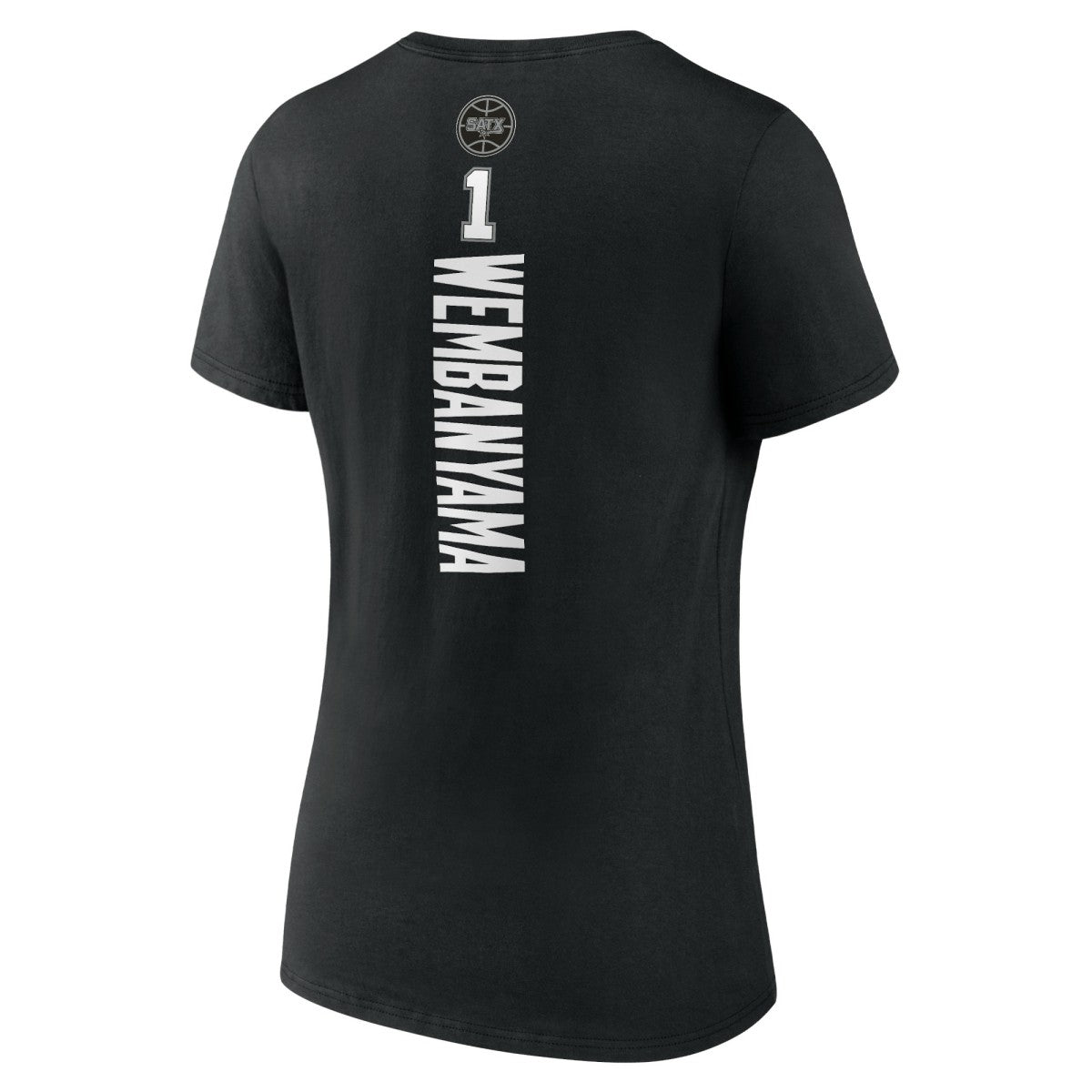 NBA Victor Wembanyama San Antonio Spurs Women's Playmaker Name & Number V-Neck T-Shirt