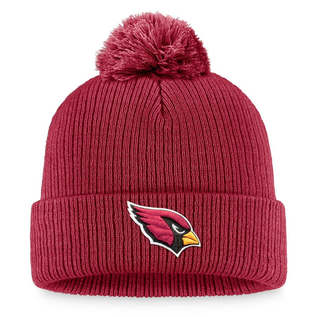 Women's Cuffed Knit Hat with Pom - Arizona Cardinals