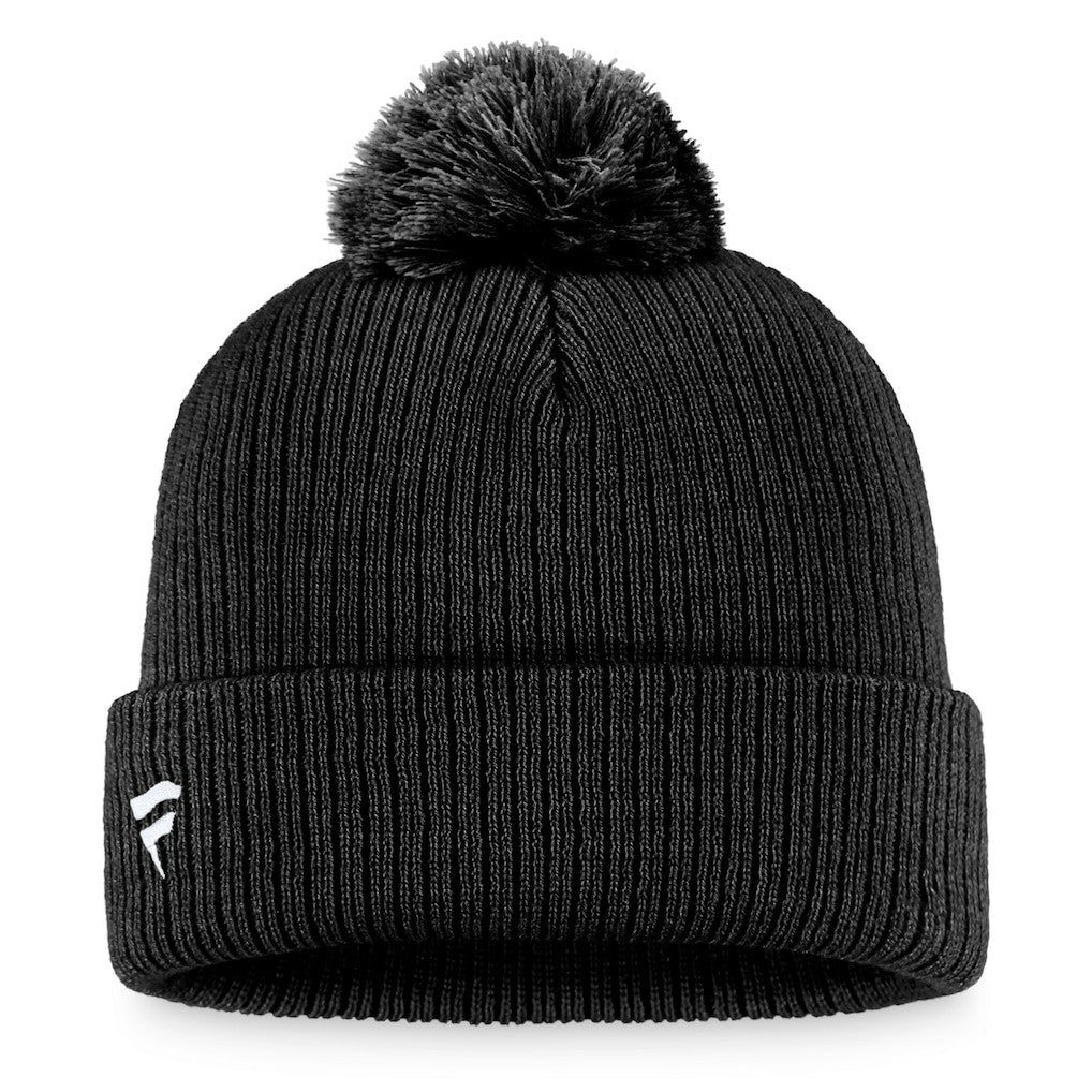 Women's Cuffed Knit Hat with Pom - New Orleans Saints
