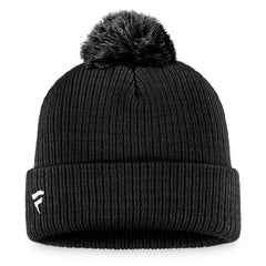 Women's Cuffed Knit Hat with Pom - New Orleans Saints