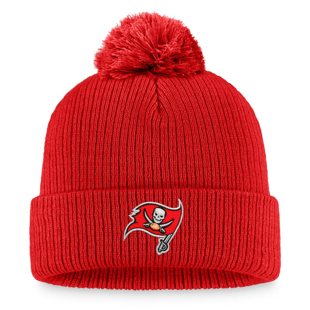 Women's Logo Cuffed Knit Hat with Pom - Tampa Bay Buccaneers