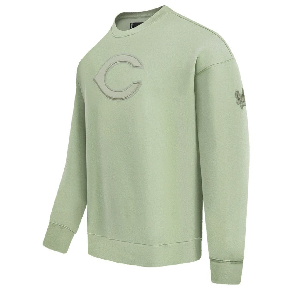 MLB Cincinnati Reds Pro Standard Neutral Drop Shoulder Pullover Sweatshirt
