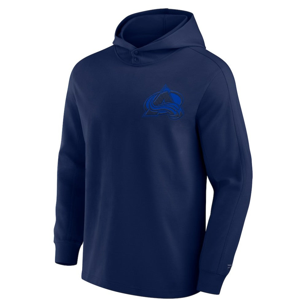 NHL Navy Colorado Avalanche Fanatics Elements Lightweight Tri-Blend Fleece Hoodie
