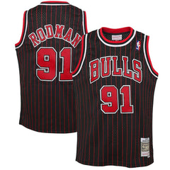 NBA Dennis Rodman Chicago Bulls Youth 1995/96 Hardwood Classics Swingman Jersey sale