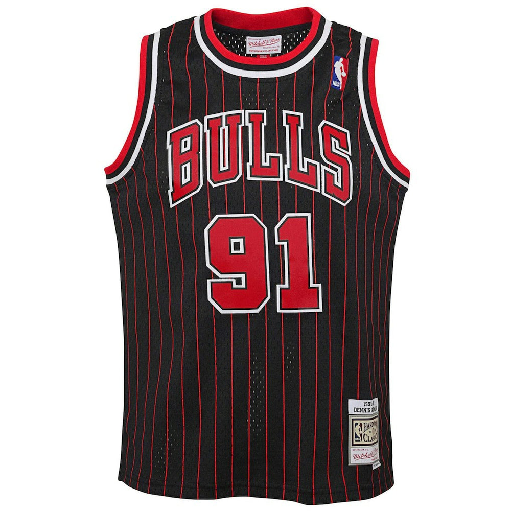 NBA Dennis Rodman Chicago Bulls Youth 1995/96 Hardwood Classics Swingman Jersey sale