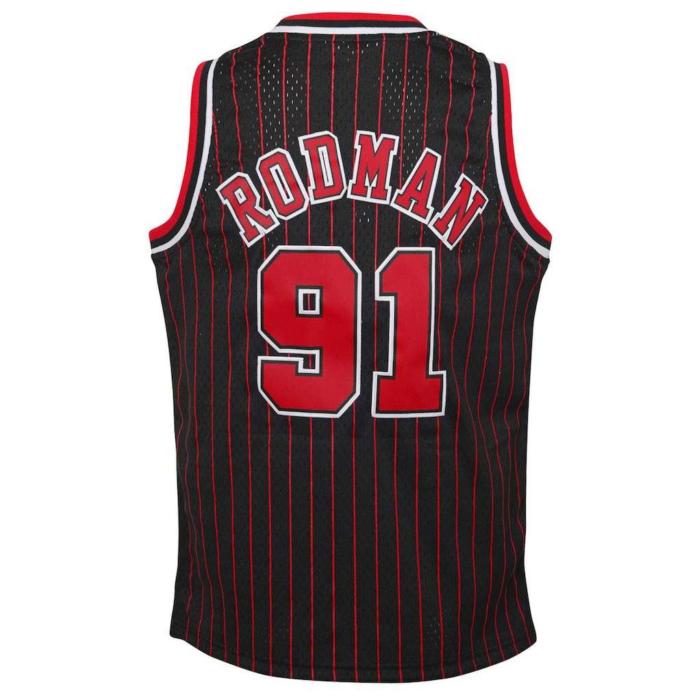NBA Dennis Rodman Chicago Bulls Youth 1995/96 Hardwood Classics Swingman Jersey sale