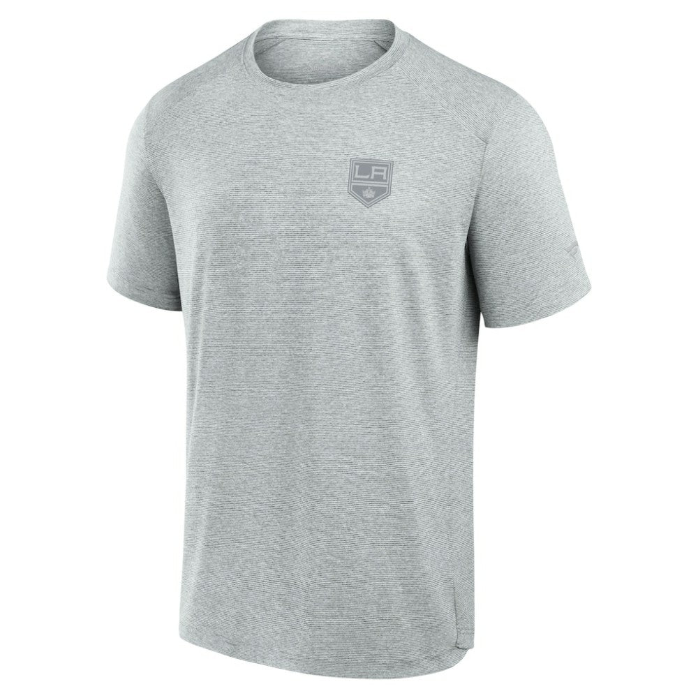 NHL Gray Los Angeles Kings Fanatics Front Office Tech T-Shirt