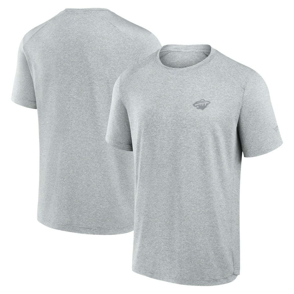 NHL Gray Minnesota Wild Fanatics Front Office Tech T-Shirt