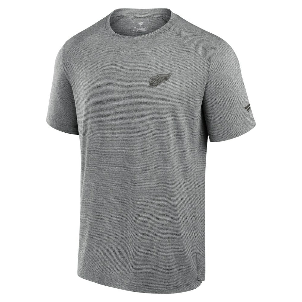 NHL Black Detroit Red Wings Fanatics Front Office Tech T-Shirt