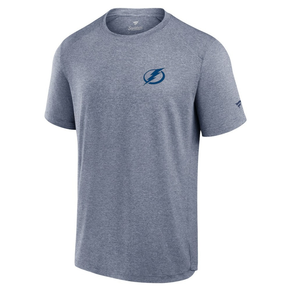 NHL Navy Tampa Bay Lightning Fanatics Front Office Tech T-Shirt