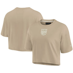 NBA Sacramento Kings Women's Elements Super Soft Boxy Cropped T-Shirt
