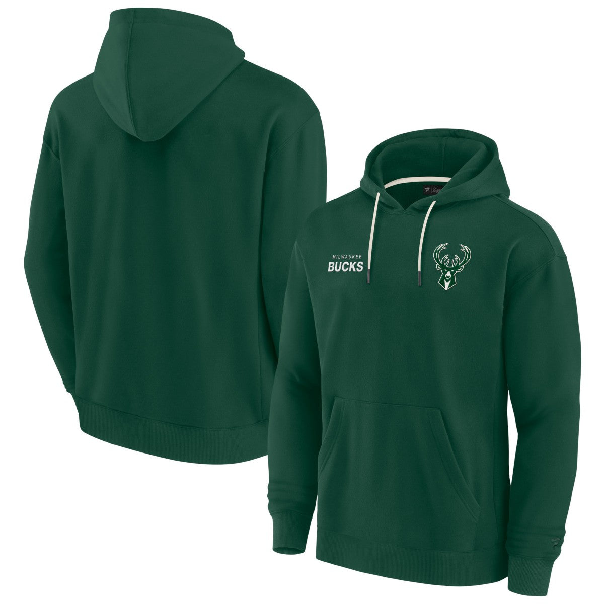 NBA Milwaukee Bucks Unisex Elements Super Soft Fleece Pullover Hoodie