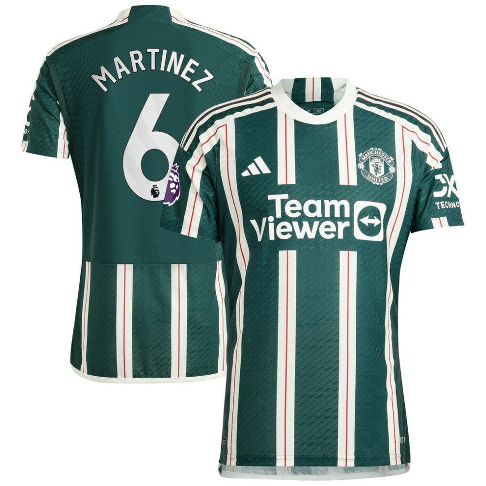 Lisandro Martínez Manchester United 2023/24 Away Player Jersey - Adidas Green
