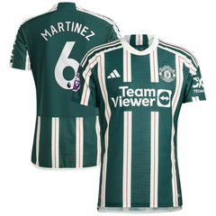 Lisandro Martínez Manchester United 2023/24 Away Player Jersey - Adidas Green