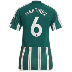 Lisandro Martínez Manchester United Women's 2023/24 Away Replica Player Jersey - Adidas Green