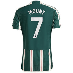 Mason Mount Manchester United 2023/24 Away Player Jersey - Adidas Green