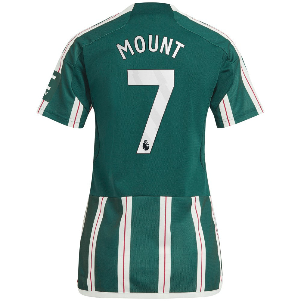 Mason Mount Manchester United Women's 2023/24 Away Replica Player Jersey - Adidas Green