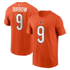 Joe Burrow  Player Name & Number T-Shirt - Cincinnati Bengals