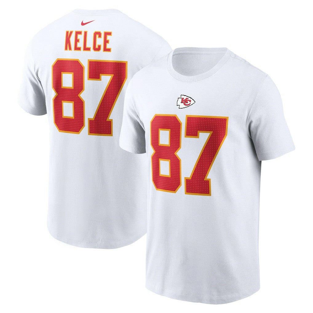 Travis Kelce  Player Name & Number T-Shirt - Kansas City Chiefs