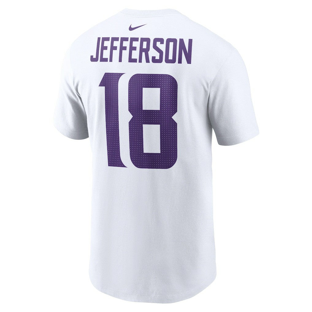 Justin Jefferson  Player Name & Number T-Shirt - Minnesota Vikings