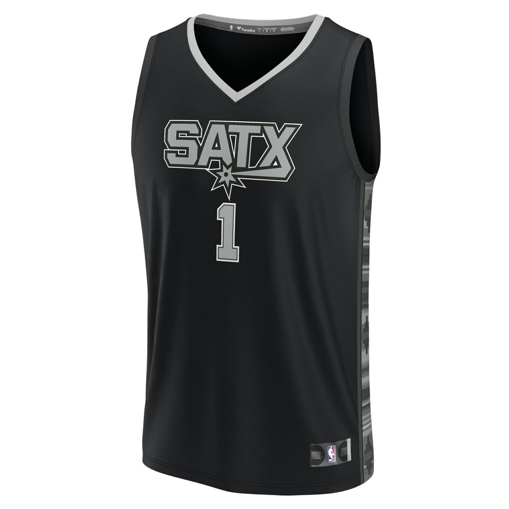 NBA Victor Wembanyama San Antonio Spurs Fast Break Player Jersey