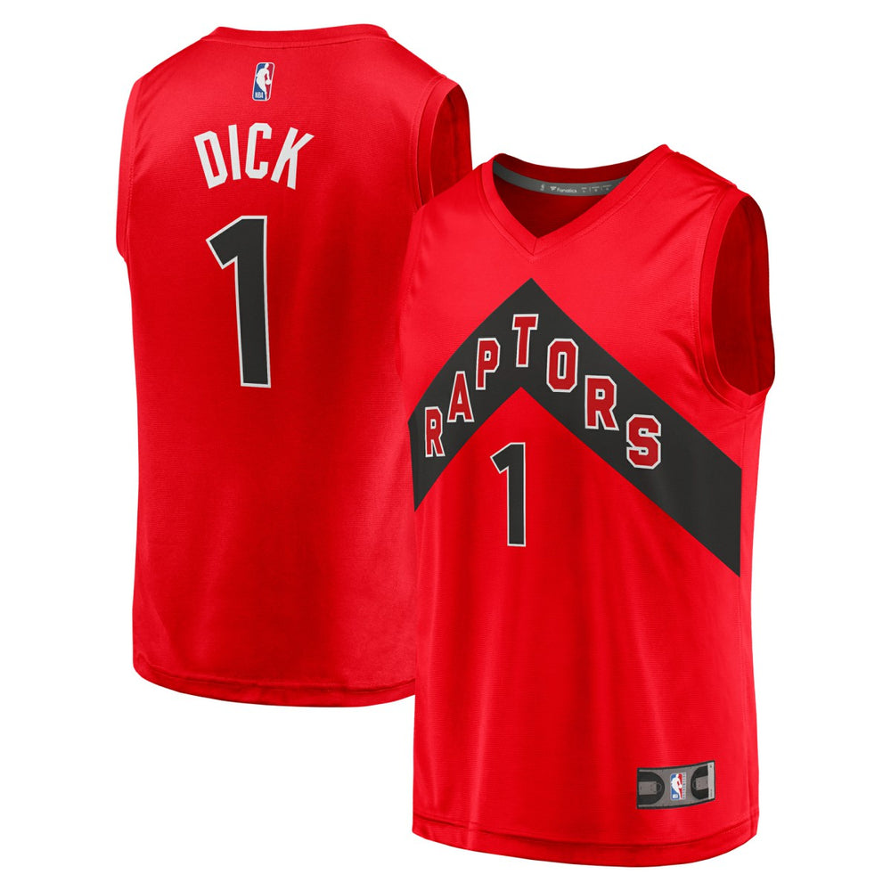 NBA Gradey Dick Toronto Raptors Youth Fast Break Player Jersey