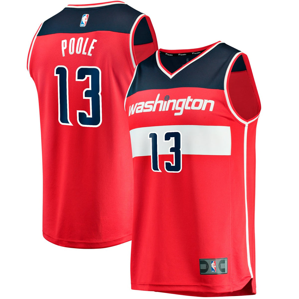 NBA Jordan Poole Washington Wizards Fast Break Player Jersey
