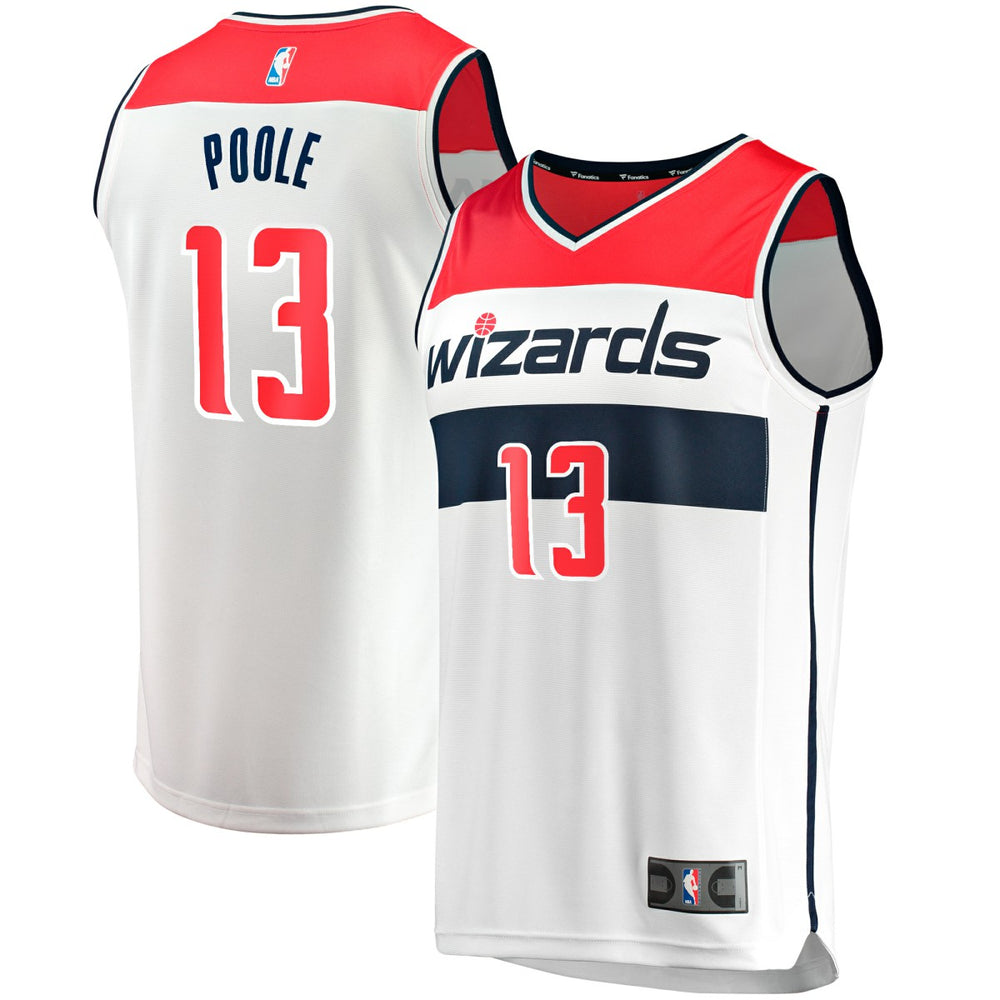 NBA Jordan Poole Washington Wizards Youth Fast Break Player Jersey
