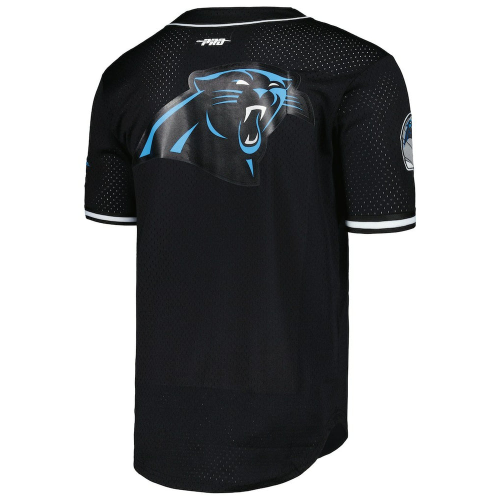 Bryce Young  Pro Standard Mesh Baseball Button-Up T-Shirt - Carolina Panthers