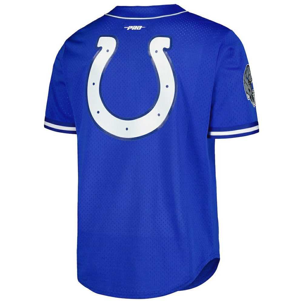 Anthony Richardson  Pro Standard Mesh Baseball Button-Up T-Shirt - Indianapolis Colts