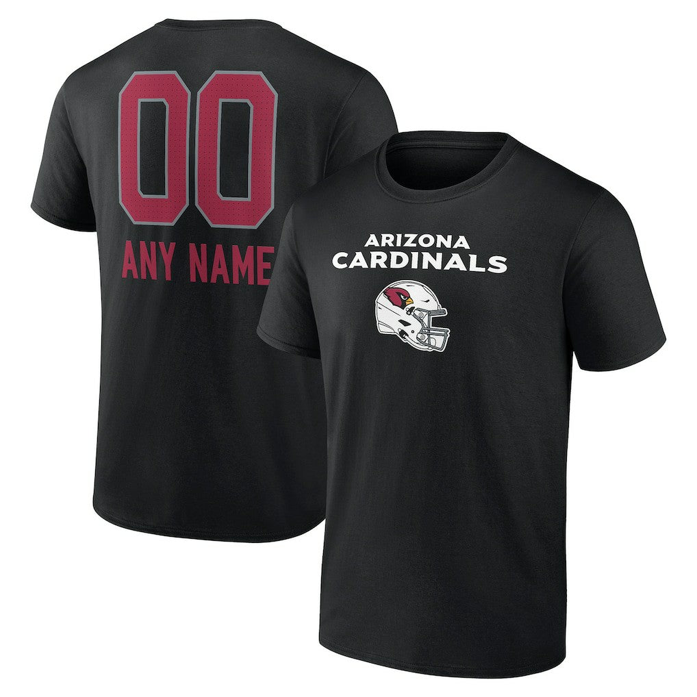 Personalized Name & Number Team Wordmark T-Shirt - Arizona Cardinals