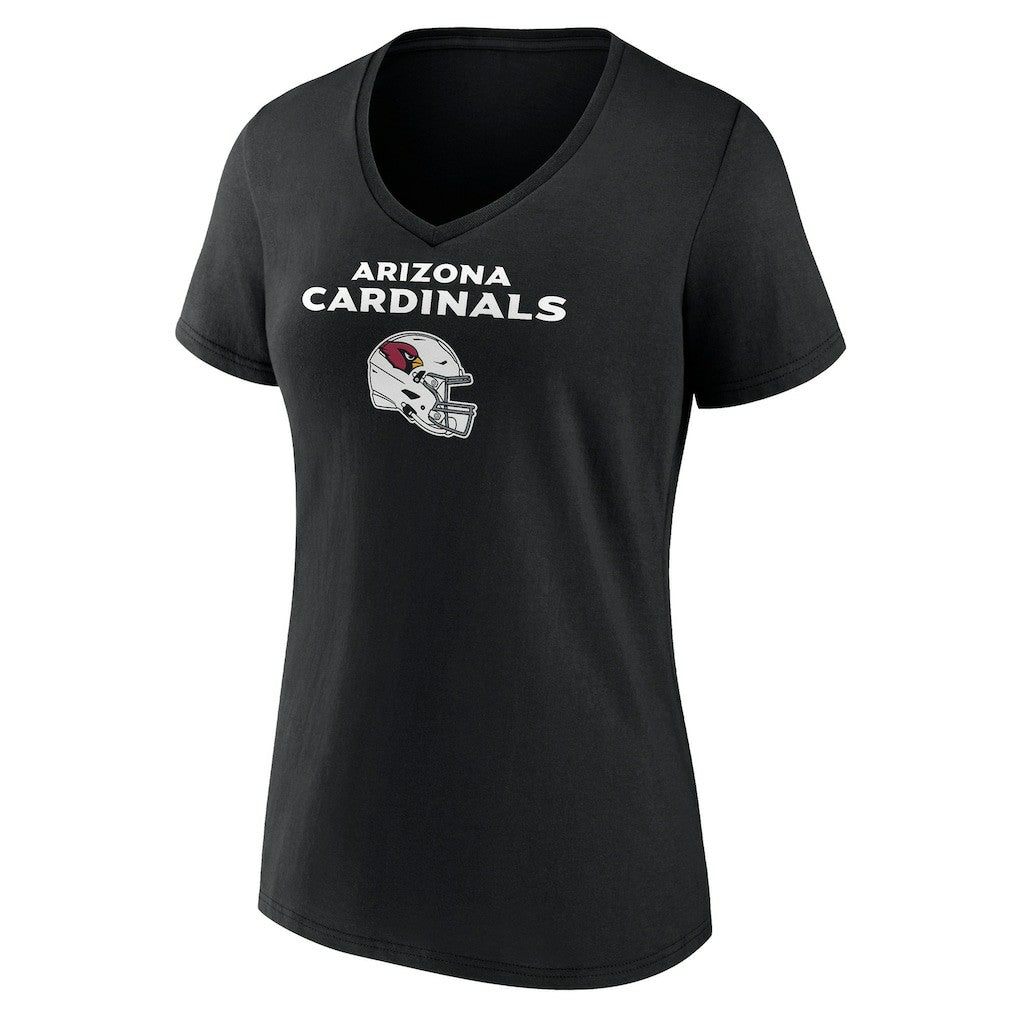 Women's Personalized Name & Number Team Wordmark V-Neck T-Shirt - Arizona Cardinals