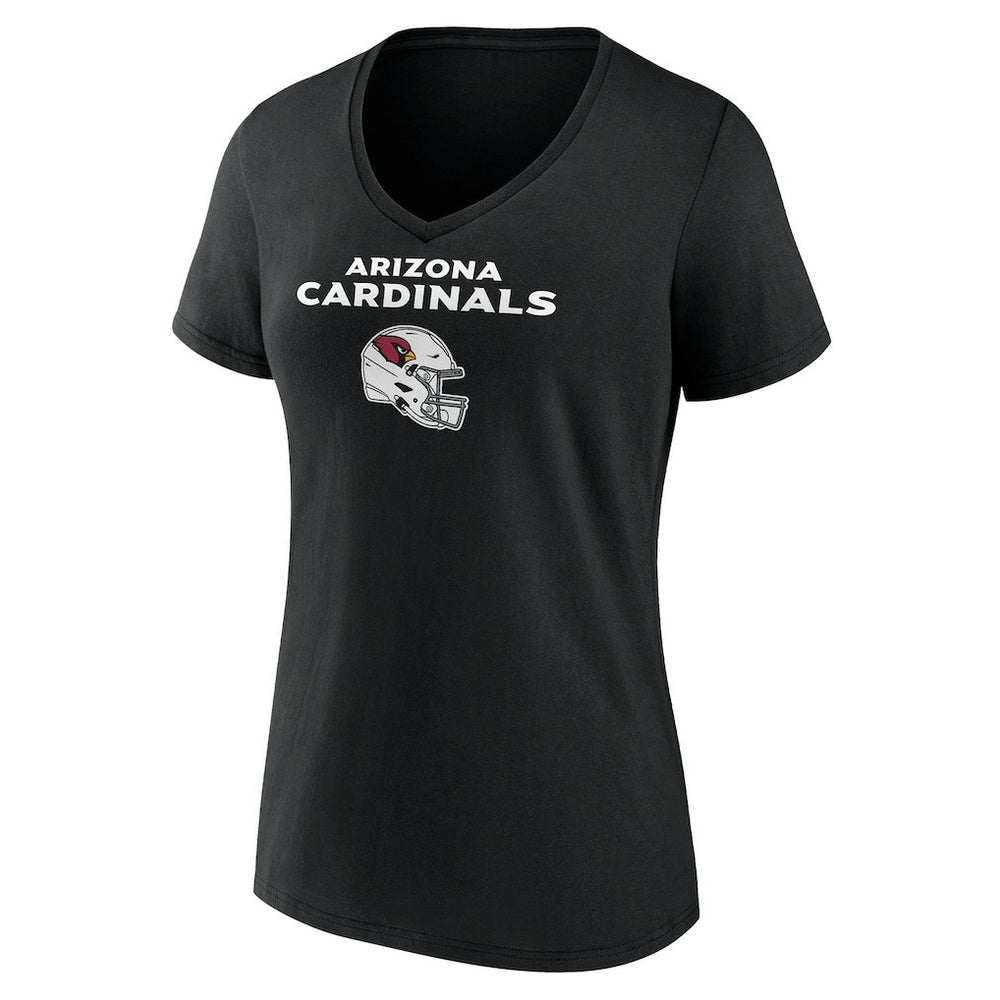 Women's Personalized Name & Number Team Wordmark V-Neck T-Shirt - Arizona Cardinals