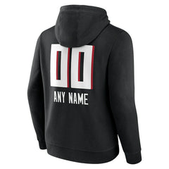 Personalized Name & Number Team Wordmark Pullover Hoodie - Atlanta Falcons