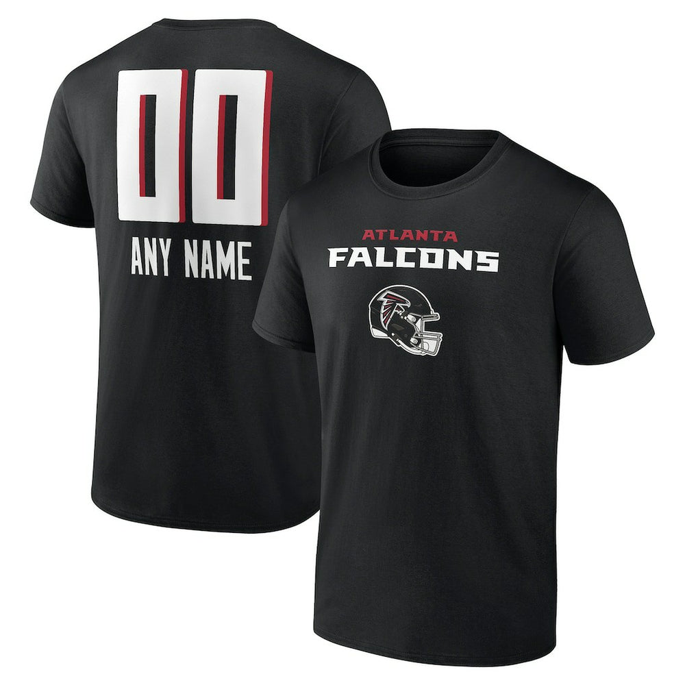 Personalized Name & Number Team Wordmark T-Shirt - Atlanta Falcons