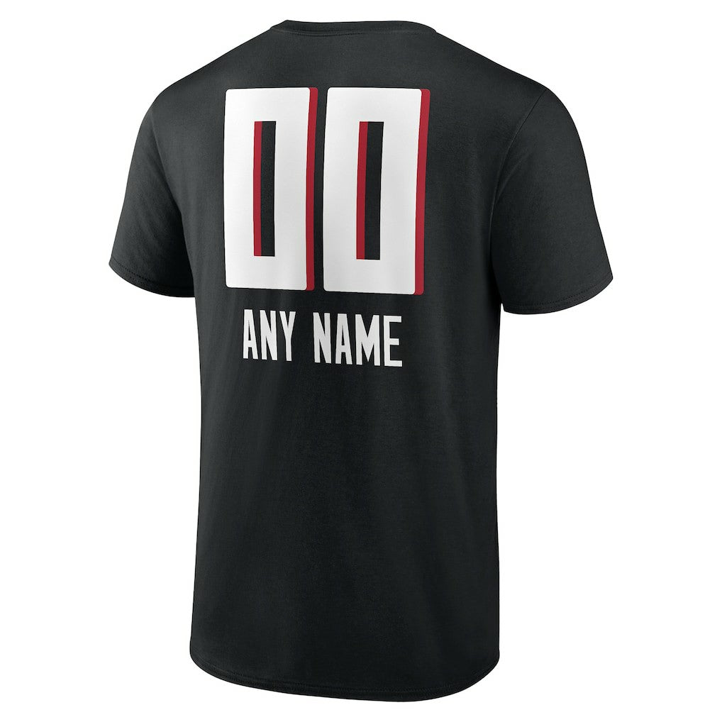 Personalized Name & Number Team Wordmark T-Shirt - Atlanta Falcons