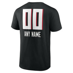 Personalized Name & Number Team Wordmark T-Shirt - Atlanta Falcons