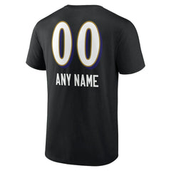 Personalized Name & Number Team Wordmark T-Shirt - Baltimore Ravens