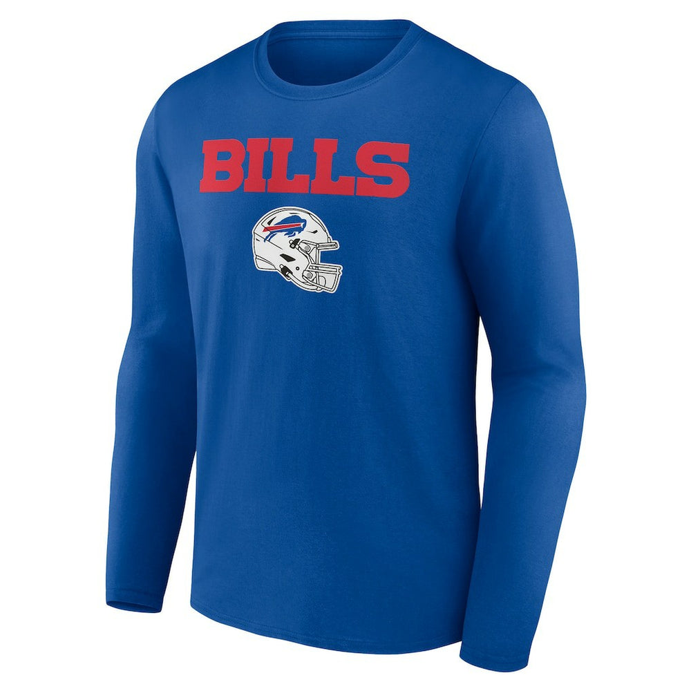 Personalized Name & Number Team Wordmark Long Sleeve T-Shirt - Buffalo Bills