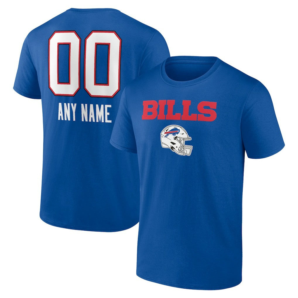 Personalized Name & Number Team Wordmark T-Shirt - Buffalo Bills