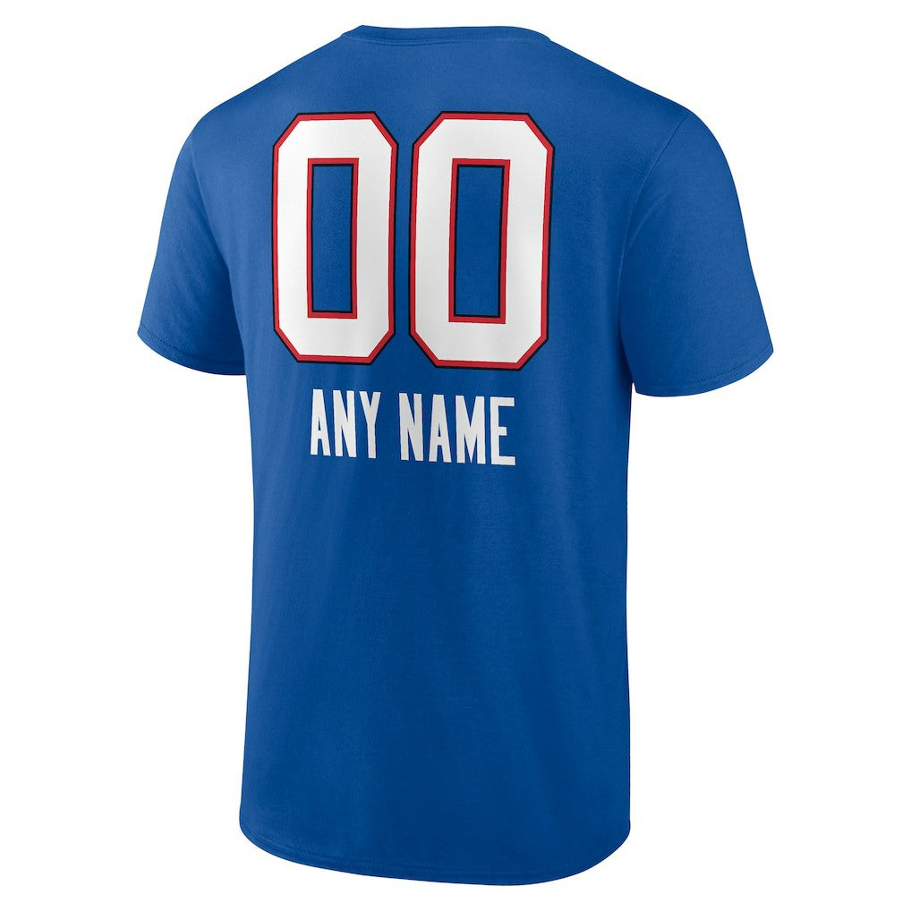 Personalized Name & Number Team Wordmark T-Shirt - Buffalo Bills