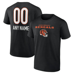 Personalized Name & Number Team Wordmark T-Shirt - Cincinnati Bengals